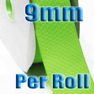 Jasmine Green Color #551 Grosgrain Ribbon Wholesale 9mm 100 Yards per Roll for Wedding Decorating