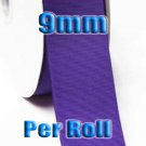 Regal Purple Color #470 Grosgrain Ribbon Wholesale 9mm 100 Yards per Roll for Wedding Decorating