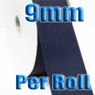Navy blue Color Grosgrain Ribbon Wholesale 9mm 100 Yards per Roll for Wedding Decorating #370
