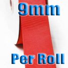 La Rosa Color Grosgrain Ribbon Wholesale 9mm 100 Yards per Roll for Wedding Decorating #198