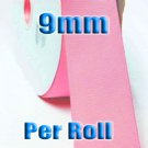 Geranium Pink Color Grosgrain Ribbon Wholesale 9mm 100 Yards per Roll for Wedding Decorating #155