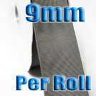 Metal Grey Color Grosgrain Ribbon Wholesale 9mm 100 Yards per Roll for Wedding Decorating#017