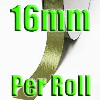 # 563 Willow Color 16mm 100 Yards Double Faced Satin Ribbon #28800-XReel for Wholesale