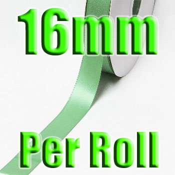# 564 Celadon Color 16mm 100 Yards Double Faced Satin Ribbon #28800-XReel for Wholesale