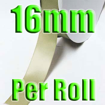 # 566 Soft Pine Color 16mm 100 Yards Double Faced Satin Ribbon #28800-XReel for Wholesale