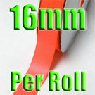 # 600 Neon Orange Color 16mm 100 Yards Double Faced Satin Ribbon #28800-XReel for Wholesale