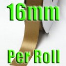 # 693 Pale Gold Color 16mm 100 Yards Double Faced Satin Ribbon #28800-XReel for Wholesale