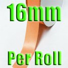 # 720 Peach Color 16mm 100 Yards Double Faced Satin Ribbon #28800-XReel for Wholesale