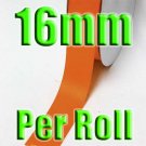 # 761 Aurumn Orange Color 16mm 100 Yards Double Faced Satin Ribbon #28800-XReel for Wholesale