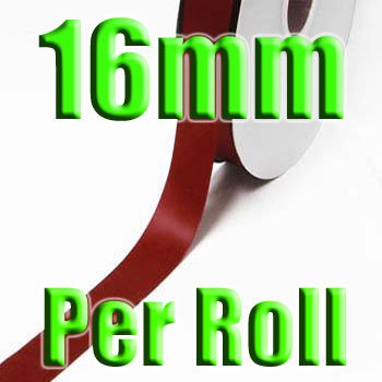 # 789 Sherry Color 16mm 100 Yards Double Faced Satin Ribbon #28800-XReel for Wholesale