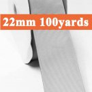 Shell Grey Color #007 Grosgrain Ribbon Wholesale 22mm 7/8" 100 Yards per Roll for Wedding Decorating