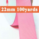 Geranlum Pink Color #155 Grosgrain Ribbon Wholesale 22mm 7/8" 100 Yards per Roll for Wedding