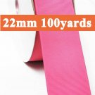 Hot Pink Color #156 Grosgrain Ribbon Wholesale 22mm 7/8" 100 Yards per Roll for Wedding