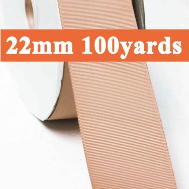 Sweet Nectar Color #161 Grosgrain Ribbon Wholesale 22mm 7/8" 100 Yards per Roll for Wedding
