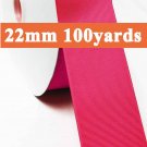 Shocking Pink Color #175 Grosgrain Ribbon Wholesale 22mm 7/8" 100 Yards per Roll for Wedding