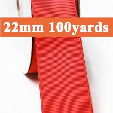La Rose Color #198 Grosgrain Ribbon Wholesale 22mm 7/8" 100 Yards per Roll for Wedding