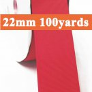 Hot Red Color #252 Grosgrain Ribbon Wholesale 22mm 7/8" 100 Yards per Roll for Wedding