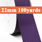 Plum Color #285 Grosgrain Ribbon Wholesale 22mm 7/8" 100 Yards per Roll for Wedding