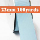 Blue Topaz Color #308 Grosgrain Ribbon Wholesale 22mm 7/8" 100 Yards per Roll for Wedding