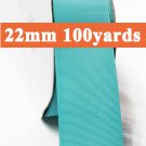 Misty Turquoise Color #317 Grosgrain Ribbon Wholesale 22mm 7/8" 100 Yards per Roll for Wedding