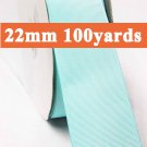 Ocean Blue Color #322 Grosgrain Ribbon Wholesale 22mm 7/8" 100 Yards per Roll for Wedding