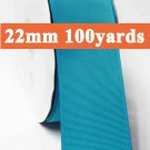 Methyl Blue Color #326 Grosgrain Ribbon Wholesale 22mm 7/8" 100 Yards per Roll for Wedding