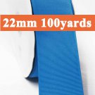 Aegean Blue Color #327 Grosgrain Ribbon Wholesale 22mm 7/8" 100 Yards per Roll for Wedding