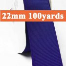 Cobalt Color #329 Grosgrain Ribbon Wholesale 22mm 7/8" 100 Yards per Roll for Wedding