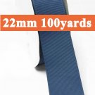Lt.Navy Color #365 Grosgrain Ribbon Wholesale 22mm 7/8" 100 Yards per Roll for Wedding