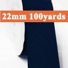 Ensign Blue Color #372 Grosgrain Ribbon Wholesale 22mm 7/8" 100 Yards per Roll for Wedding