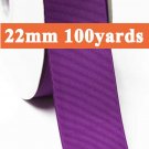 Ultra Violet Color #467 Grosgrain Ribbon Wholesale 22mm 7/8" 100 Yards per Roll for Wedding
