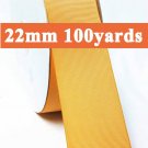 Gold Color #675 Grosgrain Ribbon Wholesale 22mm 7/8" 100 Yards per Roll for Wedding