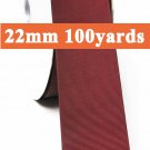 Sherry Color #789 Grosgrain Ribbon Wholesale 22mm 7/8" 100 Yards per Roll for Wedding