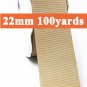 Tan Color #835 Grosgrain Ribbon Wholesale 22mm 7/8" 100 Yards per Roll for Wedding