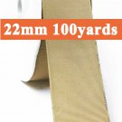 Candied Ginger Color #836 Grosgrain Ribbon Wholesale 22mm 7/8" 100 Yards per Roll for Wedding