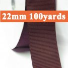 Cappuccino Color #868 Grosgrain Ribbon Wholesale 22mm 7/8" 100 Yards per Roll for Wedding