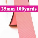 Pink Color #150 Grosgrain Ribbon Wholesale 25mm 1" 100 Yards per Roll for Wedding Decorating