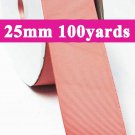 Dusty Rose Color #160 Grosgrain Ribbon Wholesale 25mm 1" 100 Yards per Roll for Wedding Decorating
