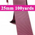 Victorian Rose Color #174 Grosgrain Ribbon  25mm 1" 100 Yards per Roll for Wedding Decorating
