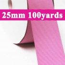 Rose Bloom Color #182 Grosgrain Ribbon  25mm 1" 100 Yards per Roll for Wedding Decorating