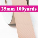 Moonstone Color #203Grosgrain Ribbon  25mm 1" 100 Yards per Roll for Wedding Decorating