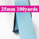 Blue Mist Color #311 Grosgrain Ribbon  25mm 1" 100 Yards per Roll for Wedding Decorating