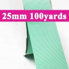 Aqua Color #314 Grosgrain Ribbon  25mm 1" 100 Yards per Roll for Wedding Decorating