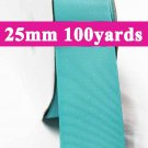 Misty Turquoise Color #317 Grosgrain Ribbon  25mm 1" 100 Yards per Roll for Wedding Decorating