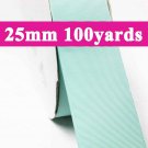 Mineral Ice Color #324 Grosgrain Ribbon  25mm 1" 100 Yards per Roll for Wedding Decorating