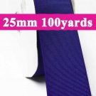 Cobalt Color #329 Grosgrain Ribbon  25mm 1" 100 Yards per Roll for Wedding Decorating