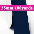 Peacoat Color #374 Grosgrain Ribbon  25mm 1" 100 Yards per Roll for Wedding Decorating