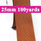 Copper Color #785 Grosgrain Ribbon  25mm 1" 100 Yards per Roll for Wedding Decorating