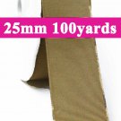 Ermine  Color #840 Grosgrain Ribbon  25mm 1" 100 Yards per Roll for Wedding Decorating