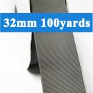 Metal Grey Color #017 Grosgrain Ribbon Wholesale 32mm 1-1/4" 100 Yards per Roll for Wedding